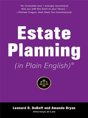 cover image of Estate Planning (in Plain English)